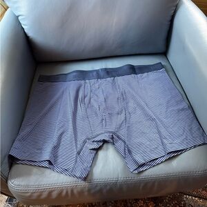 Bombas Men's Boxer Briefs - Black and White Stripes